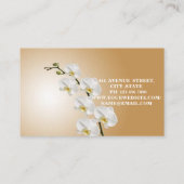 Phantastisch Beautiful Perfect Orchid Visitenkarte (Rückseite)