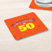 Phantastisch bei 50 rechteckiger pappuntersetzer (angewinkelt)