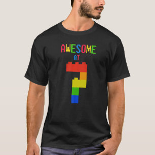 Phantastisch bei 7 Bricks Offiziell 7 Jahre Blöcke T-Shirt
