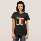 Phantastisch Belgisch Seit 1934 Belgisch 88. Gebur T-Shirt (Vorne ganz)