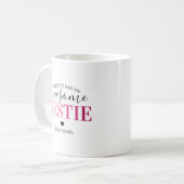 Phantastisch Bestie | Pink Best Friends Kaffeetasse (Vorderseite Links)