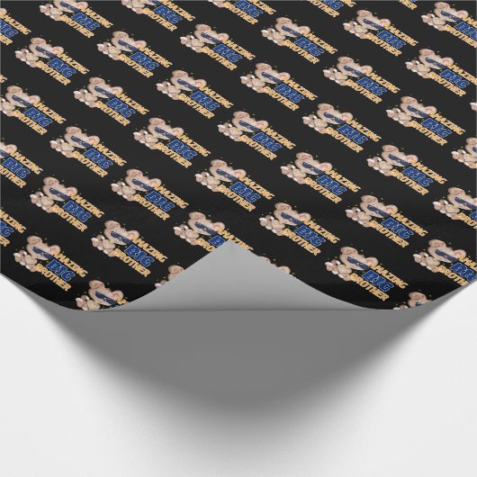 Phantastisch Big Brother Cool Dog Geschenkpapier (Ecke)