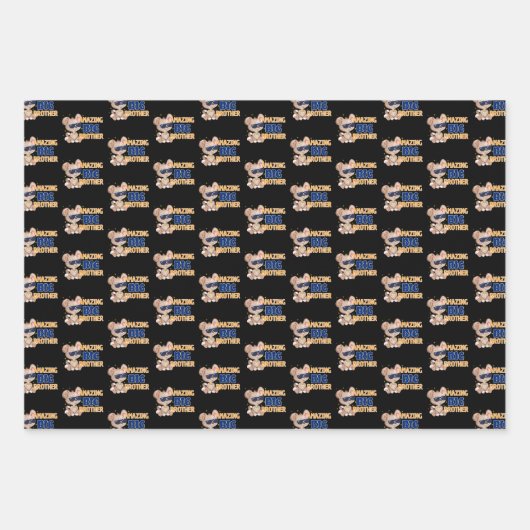 Phantastisch Big Brother Cool Dog Geschenkpapier Set (Vorderseite 2)