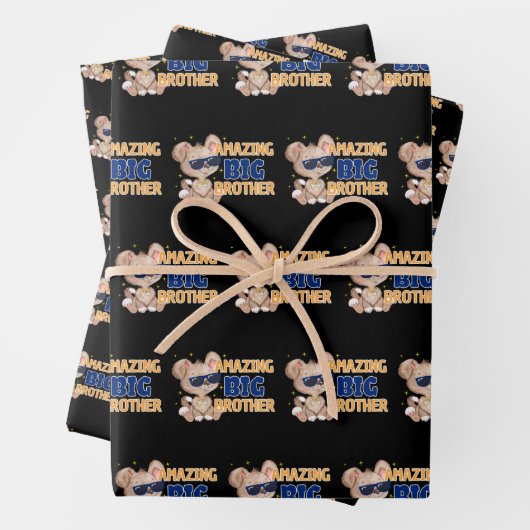 Phantastisch Big Brother Cool Dog Geschenkpapier Set (Beispiel)