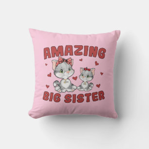 Phantastisch Big Sister - Kitty Cats Red Hearrow T Kissen
