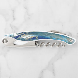 Phantastisch blau abstrakt kellnermesser