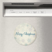 Phantastisch Blue Christmas Snowflake Magnet (In Situ (Geschirrspüler))