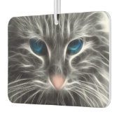 Phantastisch Blue Mit Augen Cat Face Autolufterfrischer (Links)