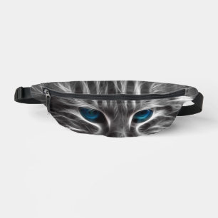 Phantastisch Blue Mit Augen Cat Face Bauchtasche