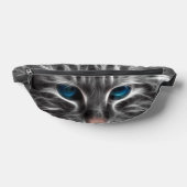 Phantastisch Blue Mit Augen Cat Face Bauchtasche (Ablage )