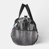 Phantastisch Blue Mit Augen Cat Face Duffle Bag (Rechts)