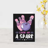 Phantastisch Bowler schlägt Bowling Sports Funny B Karte (Gelbe Blume)