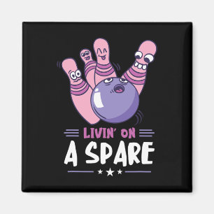 Phantastisch Bowler schlägt Bowling Sports Funny B Magnet