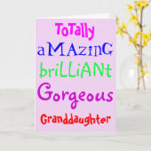 Phantastisch Brilliant Gorgeous - Personalisierter Karte (Gelbe Blume)