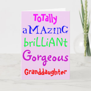 Phantastisch Brilliant Gorgeous - Personalisierter Karte