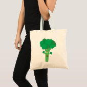 Phantastisch Broccoli Funny Gemüse Tragetasche (Vorderseite (Produkt))