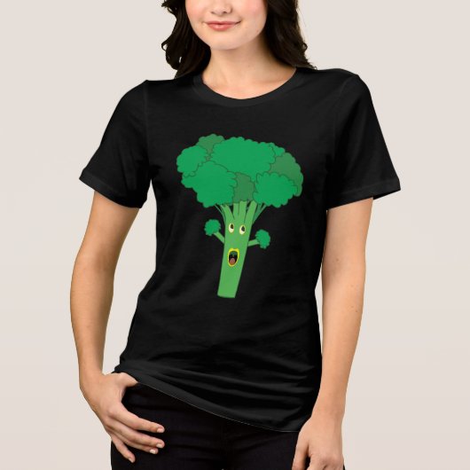 Phantastisch Broccoli Funny Gemüse Tri-Blend Shirt (Vorderseite)