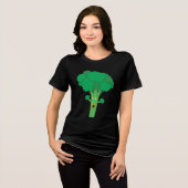 Phantastisch Broccoli Funny Gemüse Tri-Blend Shirt (Vorderseite voll)