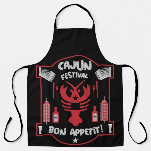 Phantastisch Cajun Cook Schürze (Vorderseite)