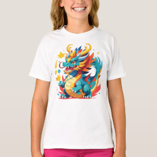 Phantastisch Cartoon Dragon T - Shirt