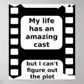 Phantastisch Cast Funny Poster Sign (Vorne)