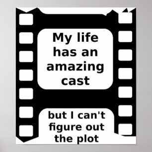 Phantastisch Cast Funny Poster Sign