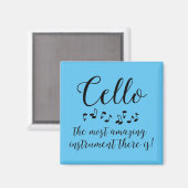 Phantastisch Cello Magnet (Vorderseite/Rückseite)