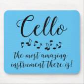 Phantastisch Cello Mousepad (Vorne)