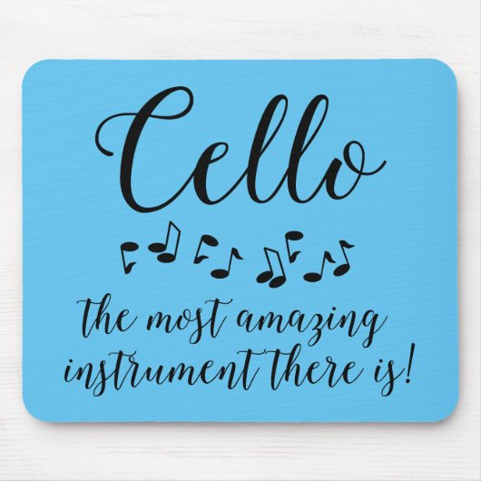 Phantastisch Cello Mousepad (Vorne)