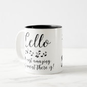 Phantastisch Cello Zweifarbige Tasse (Vorderseite Links)
