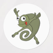 Phantastisch Chameleon Etiketten (Design 1)