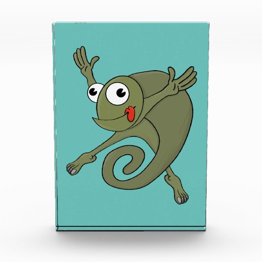 Phantastisch Chameleon Fotoblock (Vorderseite)