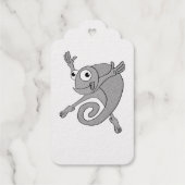 Phantastisch Chameleon Geschenkanhänger (Rückseite)