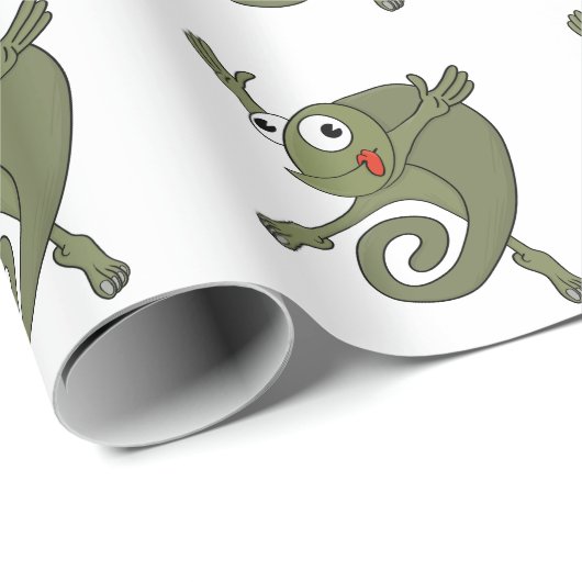 Phantastisch Chameleon Geschenkpapier (Rolleneckpunkt)