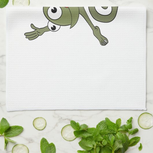 Phantastisch Chameleon Geschirrtuch (Gefaltet)