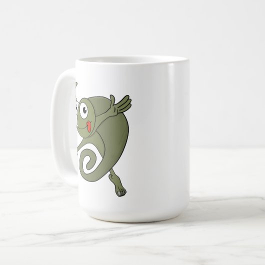 Phantastisch Chameleon Kaffeetasse (Vorderseite Links)