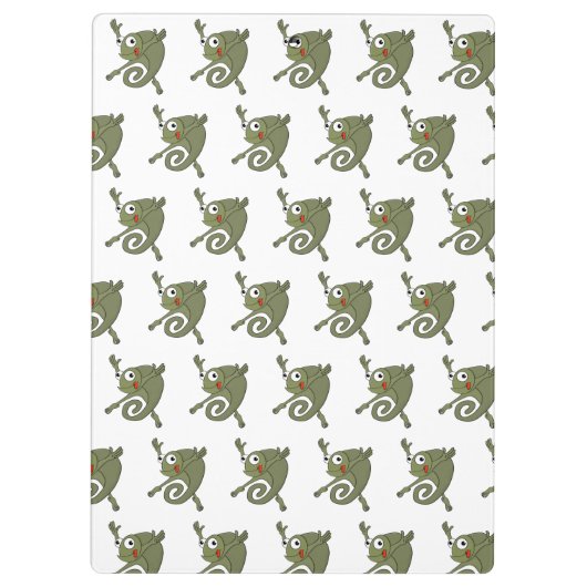 Phantastisch Chameleon Klemmbrett (Rückseite)