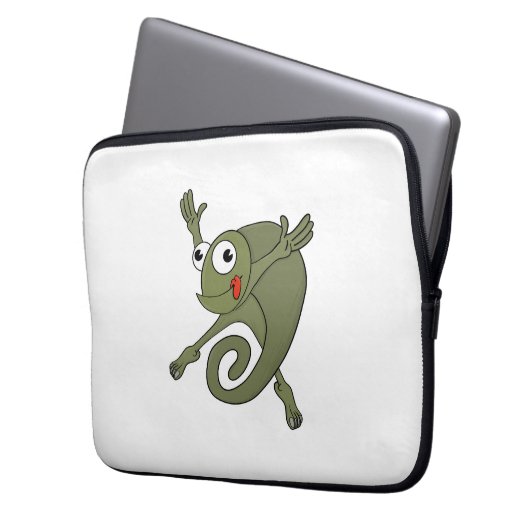 Phantastisch Chameleon Laptopschutzhülle (Vorderseite Links)