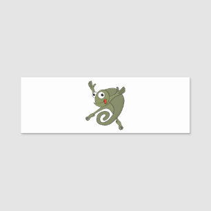 Phantastisch Chameleon Namensschild
