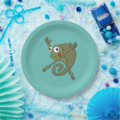 Phantastisch Chameleon Pappteller (Party)