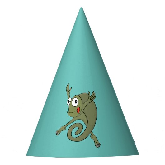 Phantastisch Chameleon Partyhütchen (Vorderseite)
