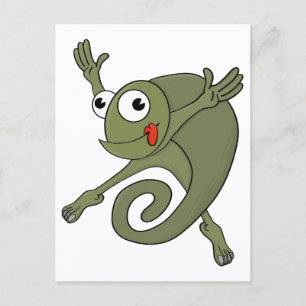 Phantastisch Chameleon Postkarte