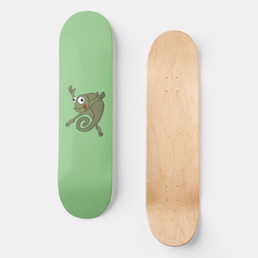 Phantastisch Chameleon Skateboard (Vorderseite)