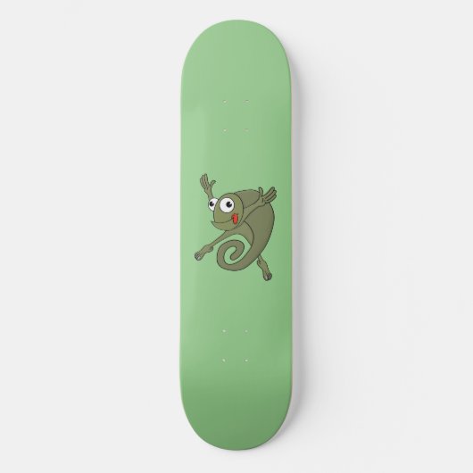 Phantastisch Chameleon Skateboard (Vorderseite)