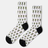 Phantastisch Chameleon Socken (Linkes Detail)