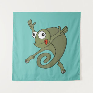 Phantastisch Chameleon Wandteppich