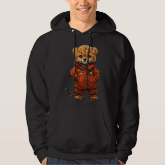 Phantastisch Cheetah Hoodie Große Print