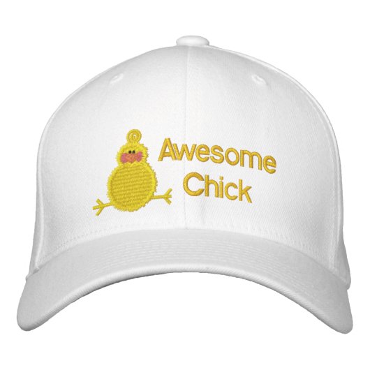 Phantastisch Chick Hat Bestickte Kappe (Vorderseite)
