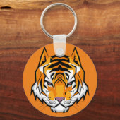 Phantastisch Cool Perfect Orange Tiger Schlüsselanhänger (Vorderseite)