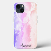 Phantastisch, Cool, Pink Cloud mit Ihrem Namen Case-Mate iPhone Hülle (Rückseite)